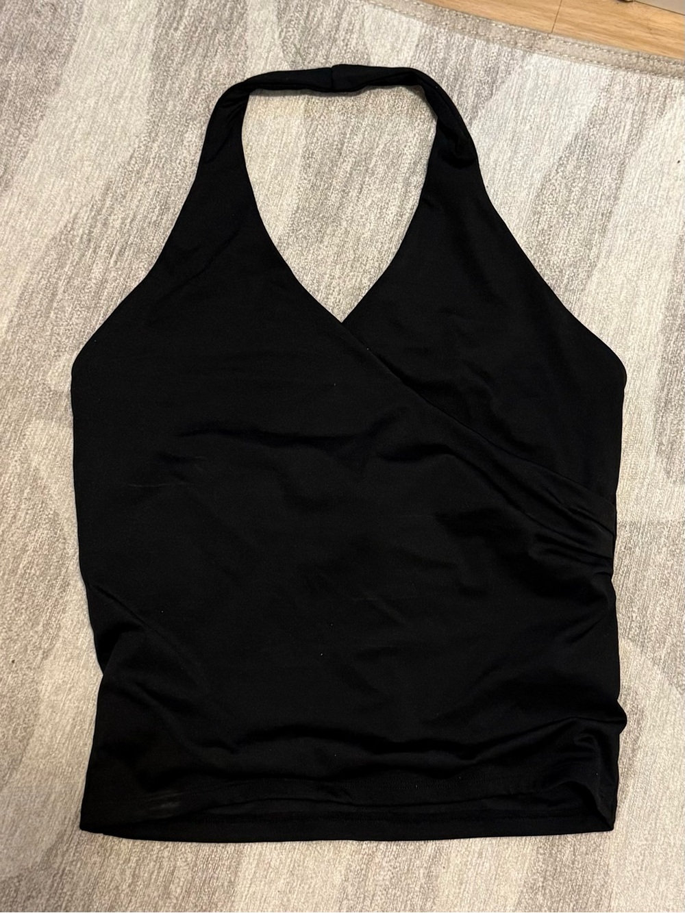 Black Halter Top Size Medium